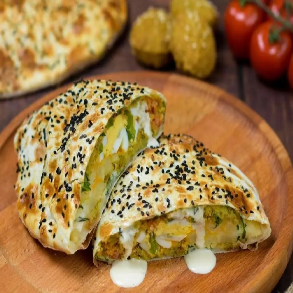 Falafel and Egg Pie